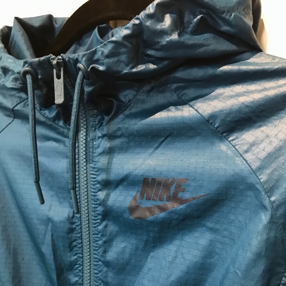 Nike Blue Wind Breaker Jacket - Picture 4 of 10